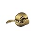 SCHLAGE F170ACC609LH ACC 609 F170 Lh Dummy Door Lever, 2.72 In Projection X 4-1/8 In L, Antique Brass