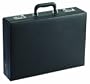 SOLO Classic Collection Expandable Attache, Hard-Sided with Combination Locks - Black (K85-4)