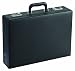 SOLO Classic Collection Expandable Attache, Hard-Sided with Combination Locks - Black (K85-4)