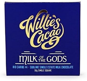 (10 PACK) - Willies Milk Of The Gods Rio Caribe 44% Milk Chocolate | 50g | 10 PACK - SUPER SAVER - SAVE MONEY