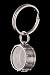 Snare Drum Key Chain - Pewter