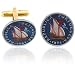 Portugal Ship Coin Cuff Links-CLC-CL408