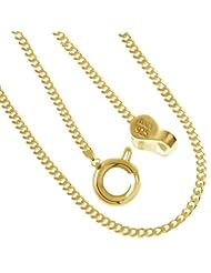 925 Solid Sterling Silver Cuban Chain 24 Inches 1.8 mm 14K Gold Plated 4.7 Grams