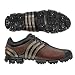 Adidas 2009 Men's Tour 360 3.0 Golf Shoe - Medium Brown/Black/Lava Metallic - 737896