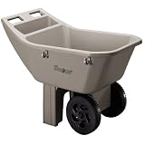 Ames True Temper 3 Cubic Feet Easy Roller Jr. Poly Lawn and Garden Cart #2463675 by AMES TRUE TEMPER