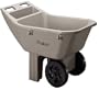 Ames True Temper 2463675 3-Cubic-Feet Easy Roller Jr. Poly Lawn and Garden Cart