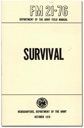 Survival, Evasion & Recovery Multi-Service Field Manual Book