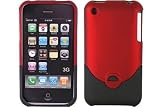 Hama - Coque rigide pour iPhone 3G / 3Gs - Noir / Rouge