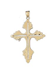 CleverEves 14k Gold Pendant Cross 9.4 - Gram(s)