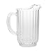 Rubbermaid Commercial 3339CLE Bouncer Plastic Pitcher, 72 oz, Clear