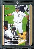 2007 Upper Deck First Edition Baseball Card #87 Magglio Ordonez Detroit Tigers - Mint Condition - In Protective Display Case !