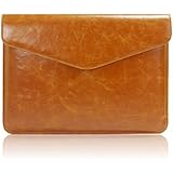 Lavievert High Quality and Soft Leather Bag Laptop Sleeve Notebook Snug Cover Case (Water Resistance) for Apple 15