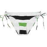 FULL TILT Stripe Hype Womens Swimsuit Bottom - Green/Black