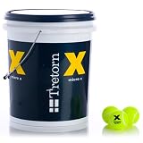 Tretorn Micro X Tennis Ball Bucket of 90 - Solid Yellow