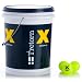 Sporting Goods : Tretorn Micro X Tennis Ball Bucket of 90 - Solid Yellow