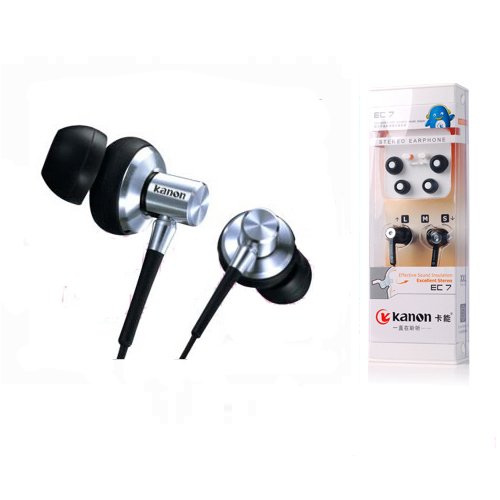 Childrens Toyshop  Electronics : Kanen EC9 In Ear Sound Isolating Stereo Earphones (Black)