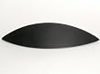 Top Knobs-Nouveau Collection M416 Eyebrow Cup Pull in Flat Black