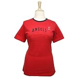 Los Angeles Angels of Anaheim Women's PLUS Size Girlfriend Layered Tee by Majestic Athletic