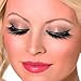 Eyelashes with Black Crystals Adult