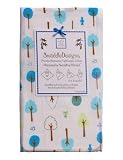 SwaddleDesigns - Mariquisette Swaddling Blanket - True Blue Cute & Wild