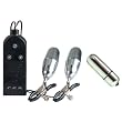 California Exotics / Swedish Erotica Pulsating Nipple Clamps Body Adornments Adult Sex Toy Kit