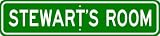 STEWART ROOM SIGN - Personalized Gift Boy or Girl, Aluminum