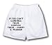 White Boxer Short with If you can t convince them, confuse them. - Harry S. Truman