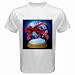 Men's Customized CHRISTMAS SNOW SNOWGLOBE GLOBE 100% Cotton White T-shirt