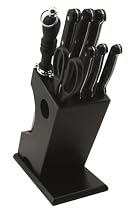 Le Coute - 420470 - Bloc Couteaux de cuisine 8 Pièces- Manche Abs Noir - Inox 13% trempé