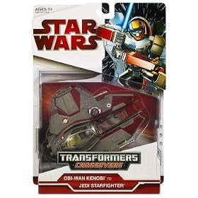 Star Wars Transformers Crossovers - OBI-WAN & JEDI STARFIGHTER