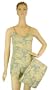 Blue Yellow Roses French Elegant Design Baby Doll Pajamas Shorts and Camisole set with travel pouch ~ 3 sizes, Extra Large