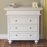 White Casablanca Changing Chest by Bratt Decor