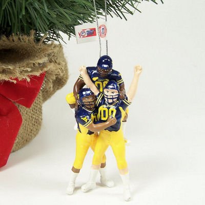 Buy WEST VIRGINIA MOUNTAINEERS OFFICIAL TEAM CELEBRATION CHRISTMAS ORNAMENT by Forever Collectibles