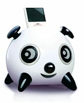 Amethyst iPanda iPod Speaker Dock - Black And White
