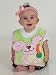 Personalized Pink Bunny Washcloth and Bib Set - (Child)
