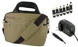 Samsung NC10-14GB 10.2-Inch Netbook Carrying Bag and AC Wall Adapter Charger (Travel Pro Series -Beige)
