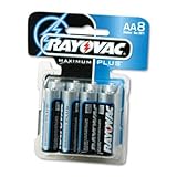 Rayovac 8158C - Maximum Plus Alkaline Batteries, AA, 8/Pack