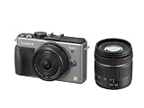 Panasonic �f�W�^�����J���� ���~�b�N�X GX1 �_�u���Y�[�������Y�L�b�g �p���P�[�L�����Y/�W���Y�[�������Y�t�� �u���[�h�V���o�[ DMC-GX1W-S