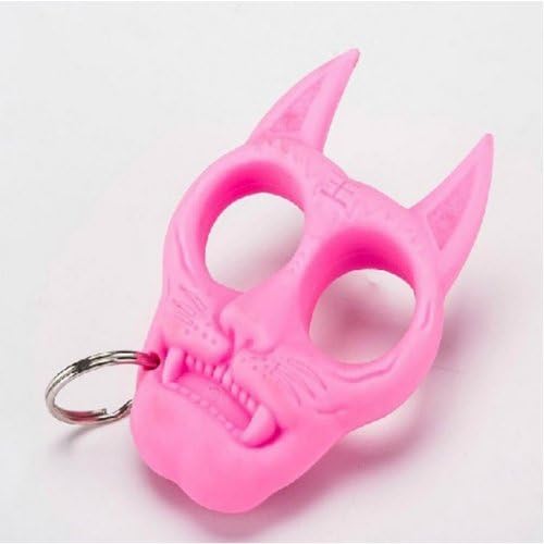 Onetone(TM) Bull Tiger Self Defense Keychain (Pink)