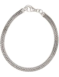 4mm Bali Rope Bracelet in Sterling Silver, 7.25 Inch
