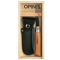 Opinel-Messer, Gr??e 8, nicht rostfrei, Etui, in Holzbox