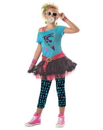 80's Valley Girl Child Costume