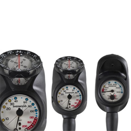 Sherwood Compact Depth And Pressure Gauge W/Compass