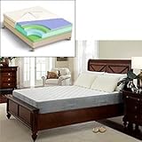 Sleep Science Latex Comfort 10" Cal King Mattress 4" of Latex over 6" of Po ....