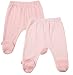 Kushies Everyday Layette 2 Pack Footed Pant Kushies Everyday Layette 2 Pack Footed Pant