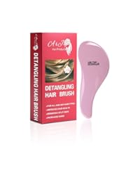 Beauty: A&J Hair Detangling Hair Brush (Vary in 12 colors) - glide the Detangler through Tangled hair - Best Brush / Comb for Women, Girls, Men & Boys - Top Detangling Brush (Light Pink) - A&J Hair