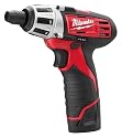 Factory-Reconditioned Milwaukee 12V Cordless M12 Lithium-Ion Sub-Compact Screwdriver (Tool Only) 2401-22