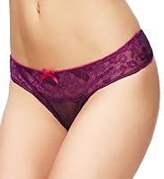 Limited Collection Low Rise Animal Embroidered Thongs