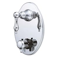 Danze D560140T Fairmont Two Handle 1/2-Inch Thermostatic Shower Trim Kit, Chrome (Valve Not Included)