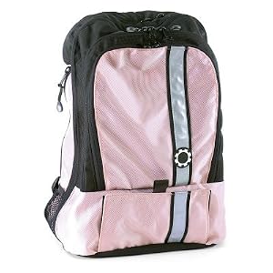 DaisyGear Backpack Diaper Bag-Pink Retro Stripe